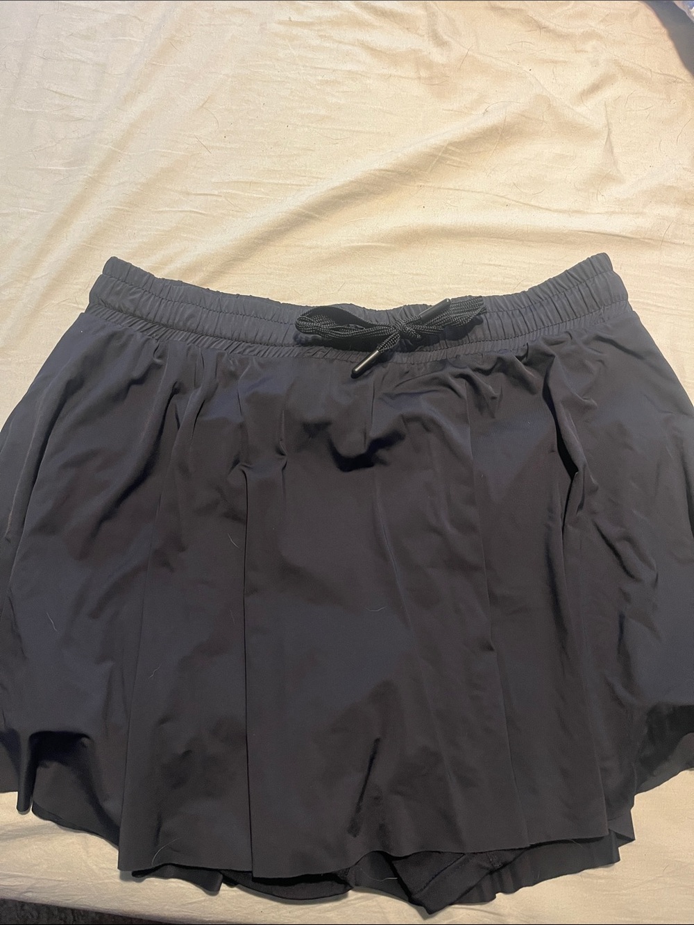 ARULA Black Women's Athletic Skort with Drawstring Waist